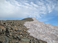 Near the summit of Mount Sopris