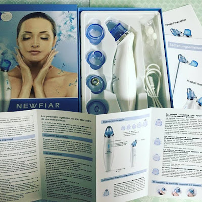 Newanfiar, extractor puntos negros, acne, grasa, limpiador facial,