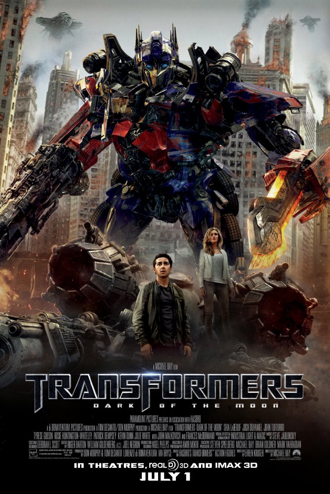 Xem Phim Robot Đại Chiến 3: Vùng Tối Của Mặt Trăng - Transformers: Dark Of The Moon (2011) HD Vietsub mien phi - Poster Full HD