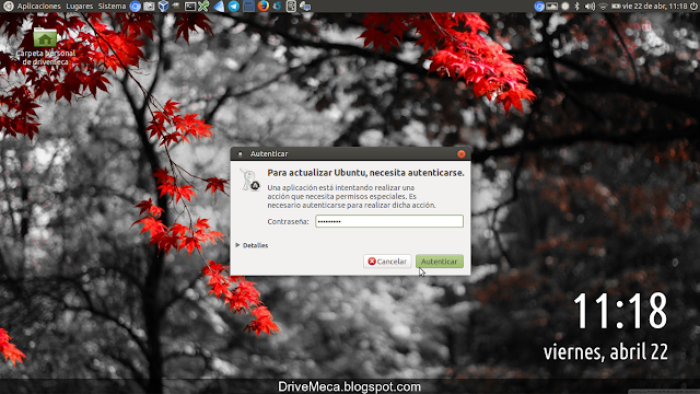 DriveMeca actualizando Linux Ubuntu MATE a Xenial Xerus 16.04 LTS paso a paso