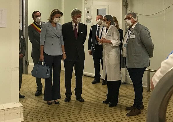 King Philippe and Queen Mathilde visited CHR Citadelle Hospital