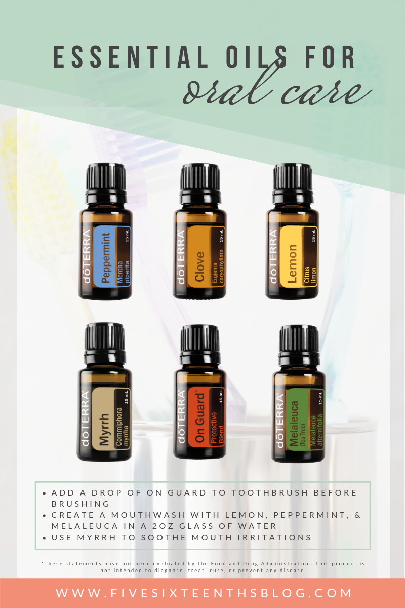 five sixteenths blog The Top Essential Oils for Oral Health