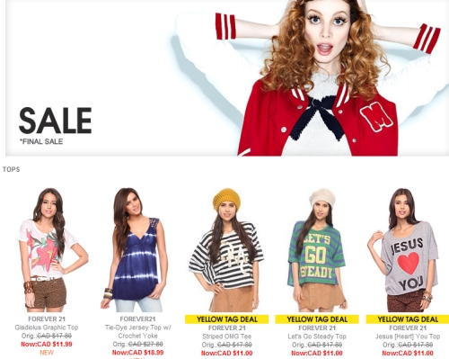 Forever 21 Canada: Save 30% Or More On Select Styles