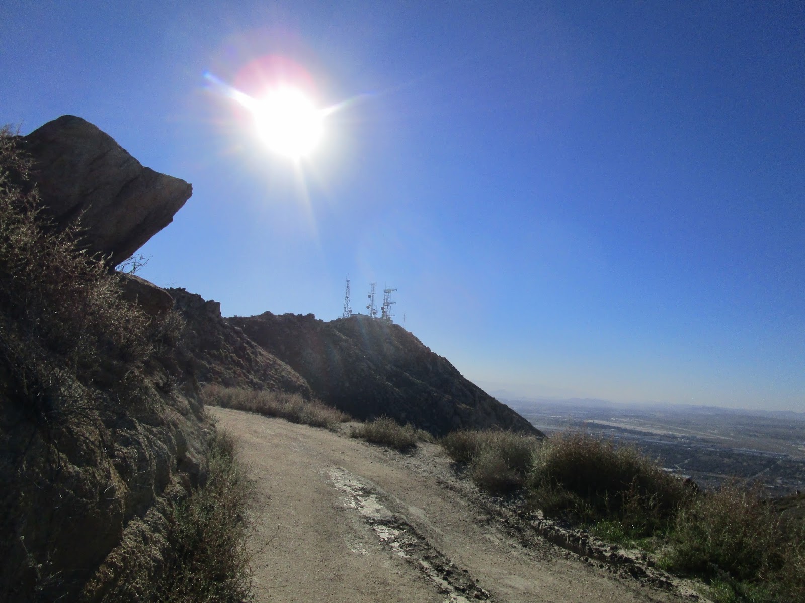 Iron Hiker Box Springs Mountain and Table BM