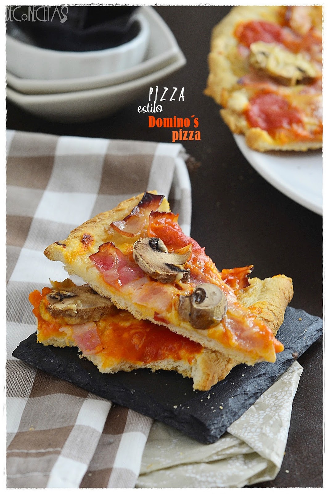 pizza estilo Domino´s Pizza