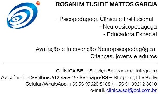 Psicopedagogia / Neuropsicopedagogia / Educação Especial...