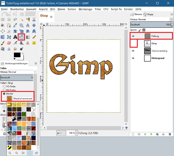 Magical Gimp Tutorial Anleitung Schriftzuge Erstellen