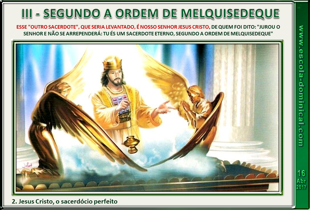 Escola Bíblica Dominical LIÇÃO 03 MELQUISEDEQUE, O REI DE JUSTIÇA / SLIDES DA LIÇÃO / REVISTA