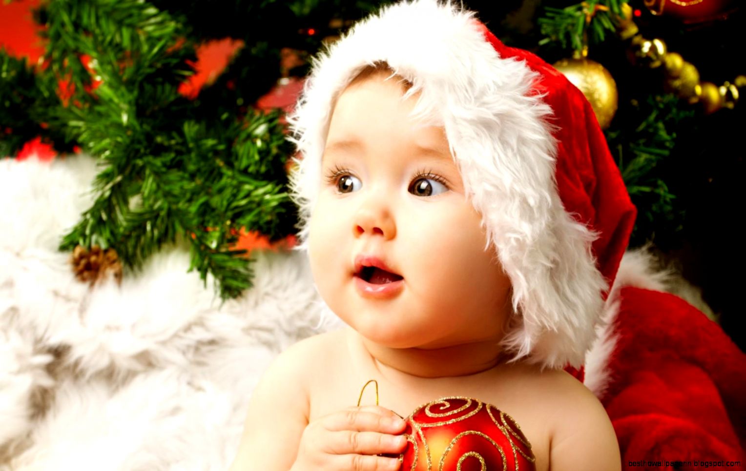 Cute Baby Pictures With Cap Christmas Wallpapers Hd  High