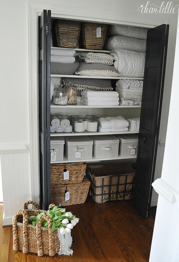 Some Progress in Our Upstairs Hallway and Linen Closet Dear Lillie