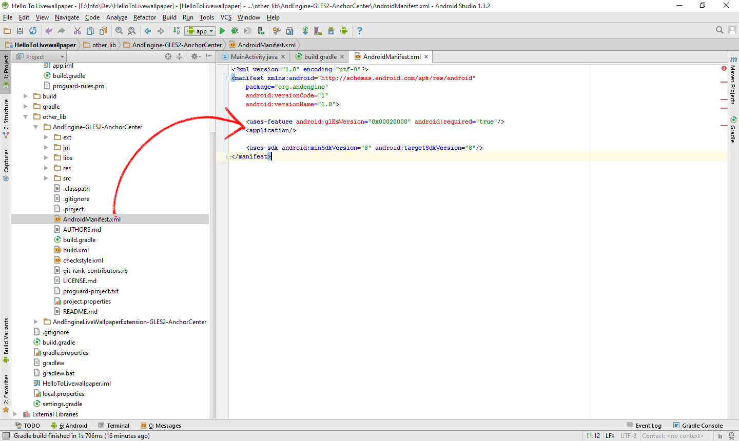 andengineved Setup and Create Live Wallpaper in Android Studio using