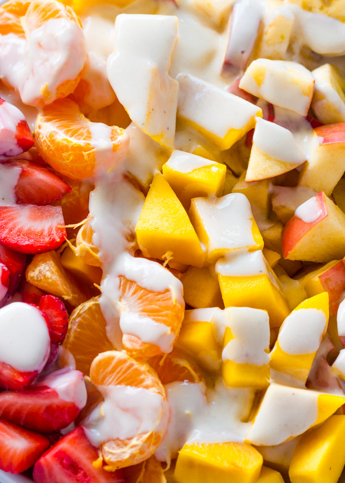 FRUIT SALAD WITH HEALTHY YOGURT SAUCE Cooks Network
