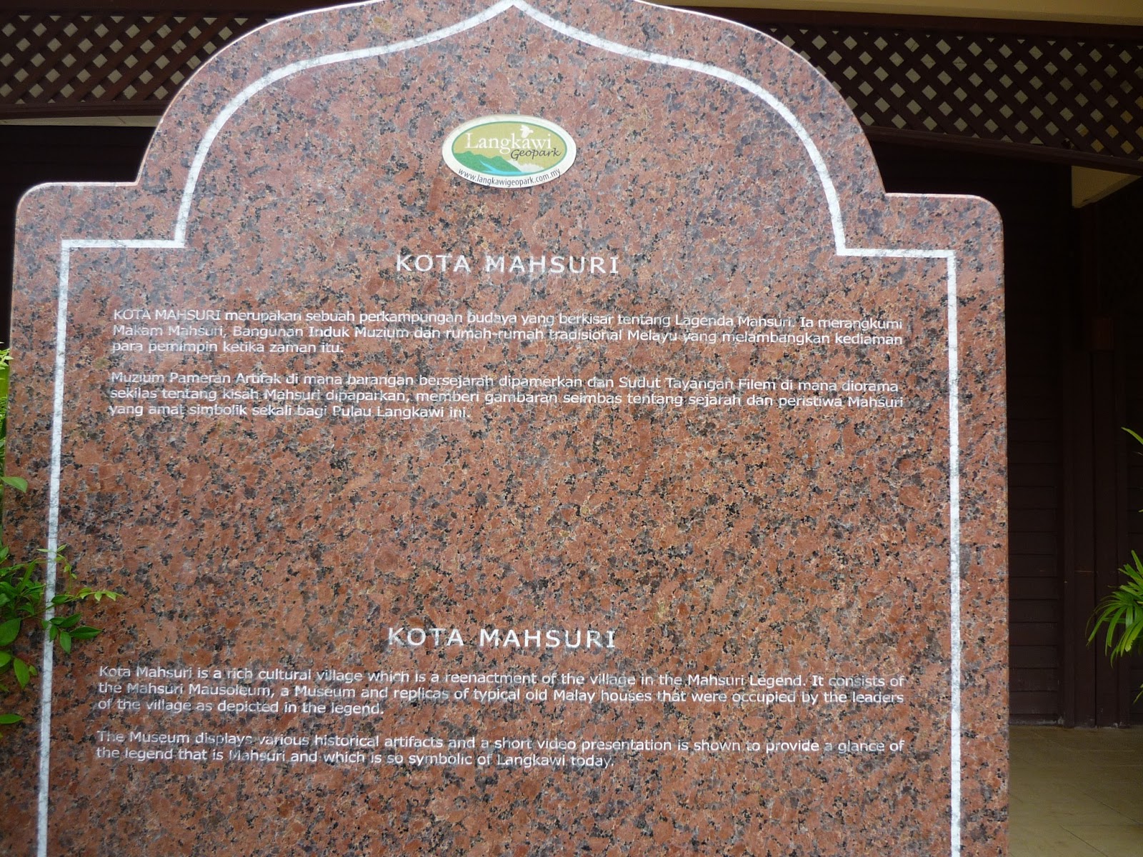 Our Journey Kedah Langkawi Island Padang Matsirat Kota Kubur