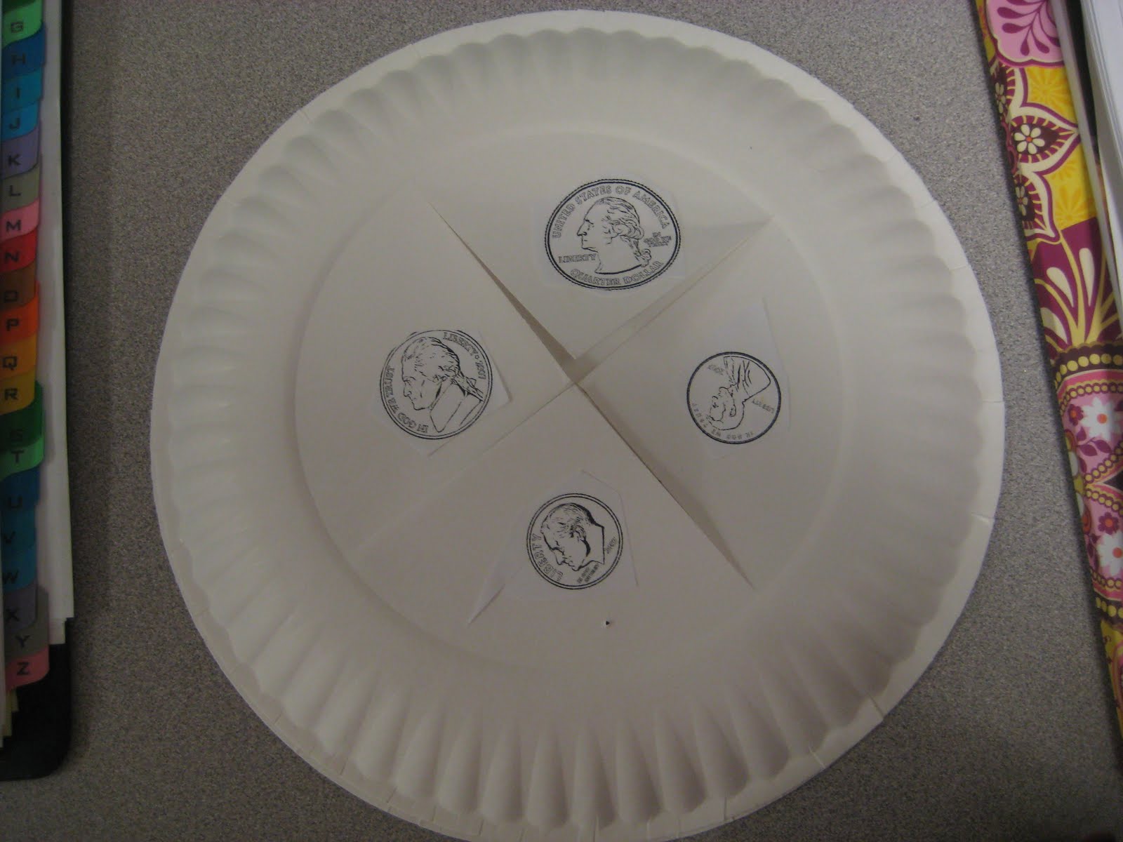 Kinder Garden Paper plate game