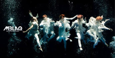 MBLAQ Cry members underwater