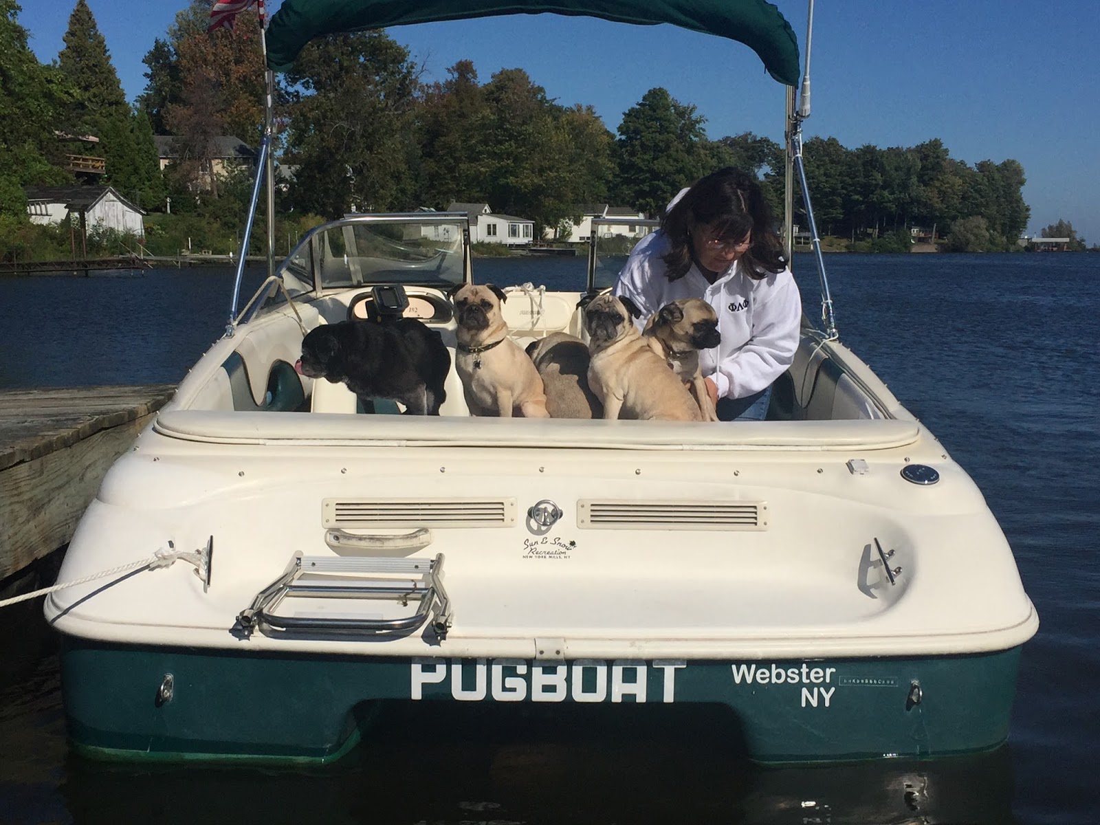 Pug Possessed Pug Boats last outing for the Summer....