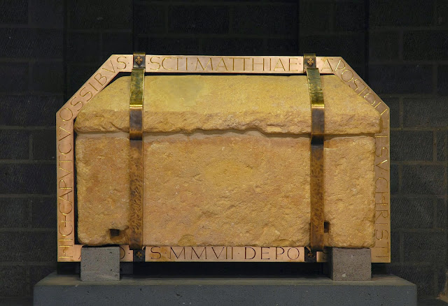 Τα λείψανα του Αποστόλου Ματθία, αντικαταστάτη του Ιούδα Ισκαριώτη http://leipsanothiki.blogspot.be/