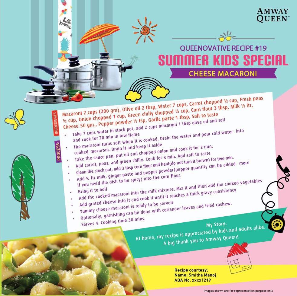 Amway Queen Recipes Cheese Macaroni Amway Queen