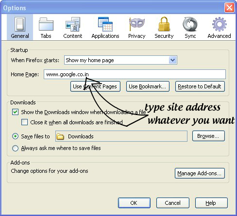 browser selection page browser selection page