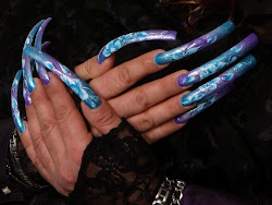 nails nail designs acrylic inspired fingernails ambitions floral super awesome daniella finger acrylics longest extra unusual ghetto leatherwood posted visit
