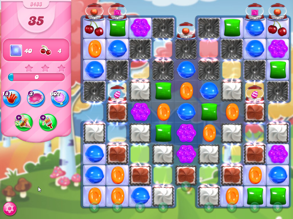 Candy Crush Saga level 3433 Candy Crush Saga level 3433