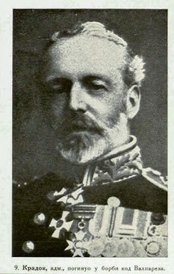 Gradock, Admiral, fallen in the battle near Valparaiso