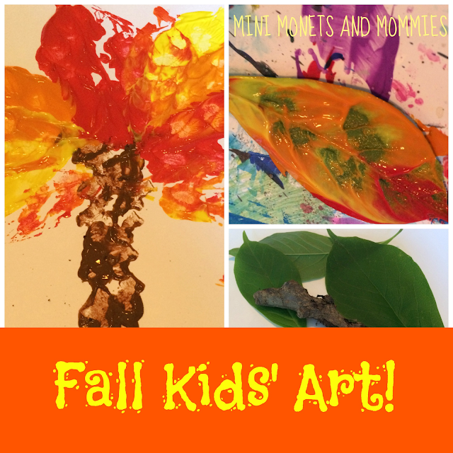 Foil Printed Fall Tree Art – Munchkins and Moms