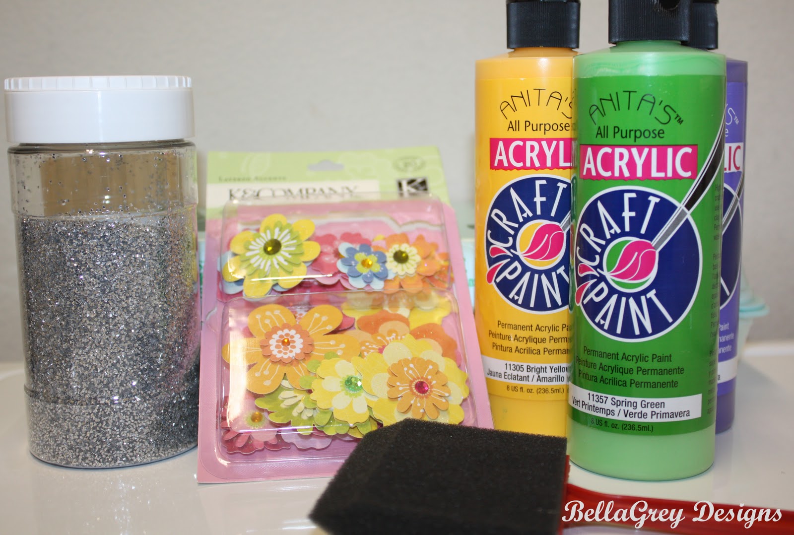 DIY Tutorial Glitter Eggs BellaGrey Designs