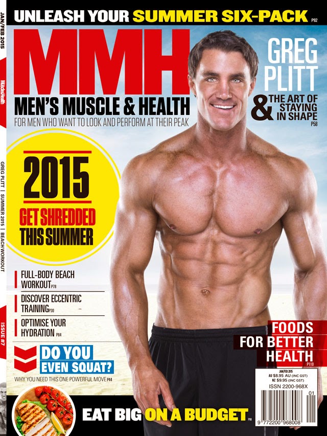 Greg Plitt estampa capa da edição de janeiro da Men's Muscle & Health. Foto: Reprodução