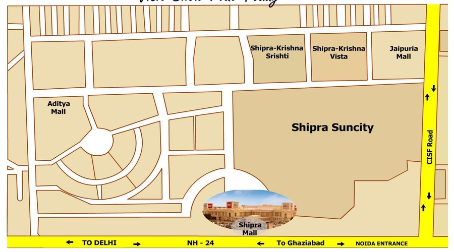 Real estate agents in Indirapuram, Noida, Noida Extension. Shipra