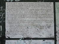 Tabellone informativo sulla Linea Gotica