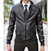 ANL044 Model Jaket Casual Model Rib Jaket Panganggur Kulit