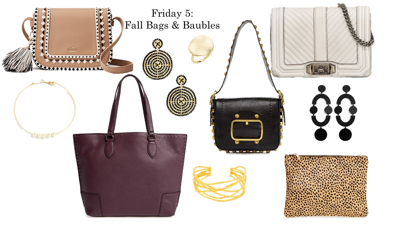 Dress Beautifully Friday 5 Fall Bags & Baubles
