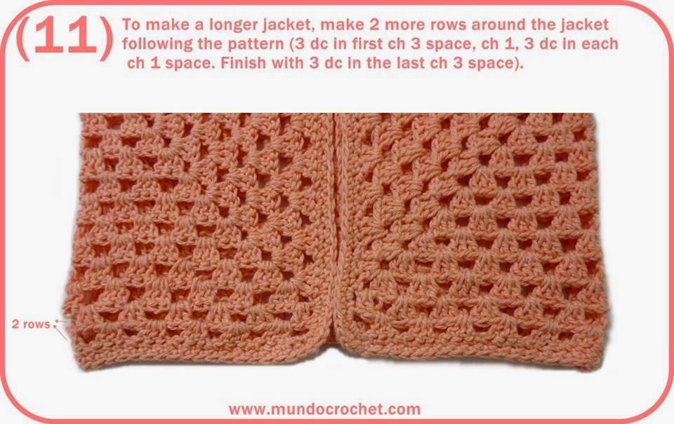 Gilet composé de deux hexagones pour enfant avec explication et grille