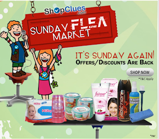 Shopclues Sunday Flea Market Deals