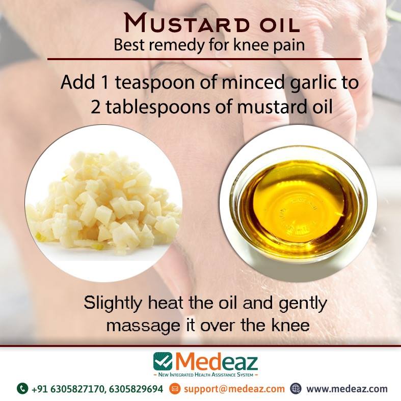 Mustard Oil Best Remedy For Knee Pain