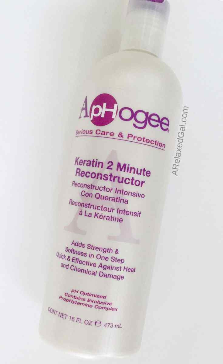 Trying Aphogee Keratin 2 Minute Reconstructor on 11 weeks of new growth | A Relaxed Gal