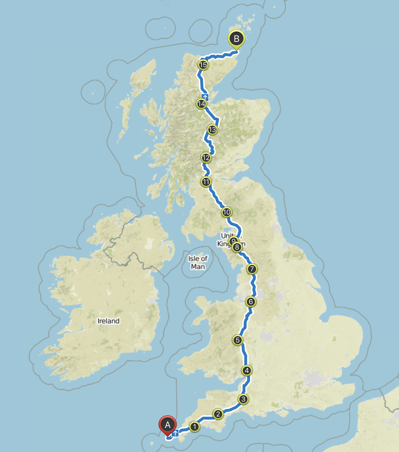lands end to john o groats cycle