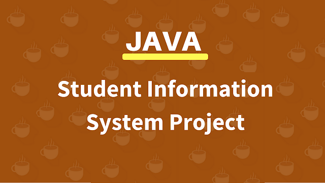 Java Student Information Management System