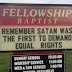 NC Church Says “Satan Was the First to Demand Equal Rights”… Like It’s a Bad Thing
