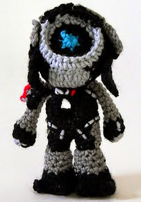 http://www.ravelry.com/patterns/library/mass-effect-legion-crochet-pattern