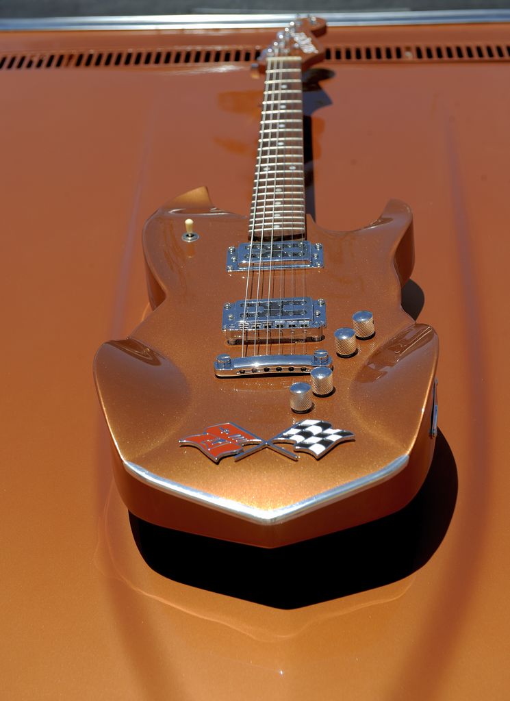 Just A Car Guy car themed guitars, from Ali Kat