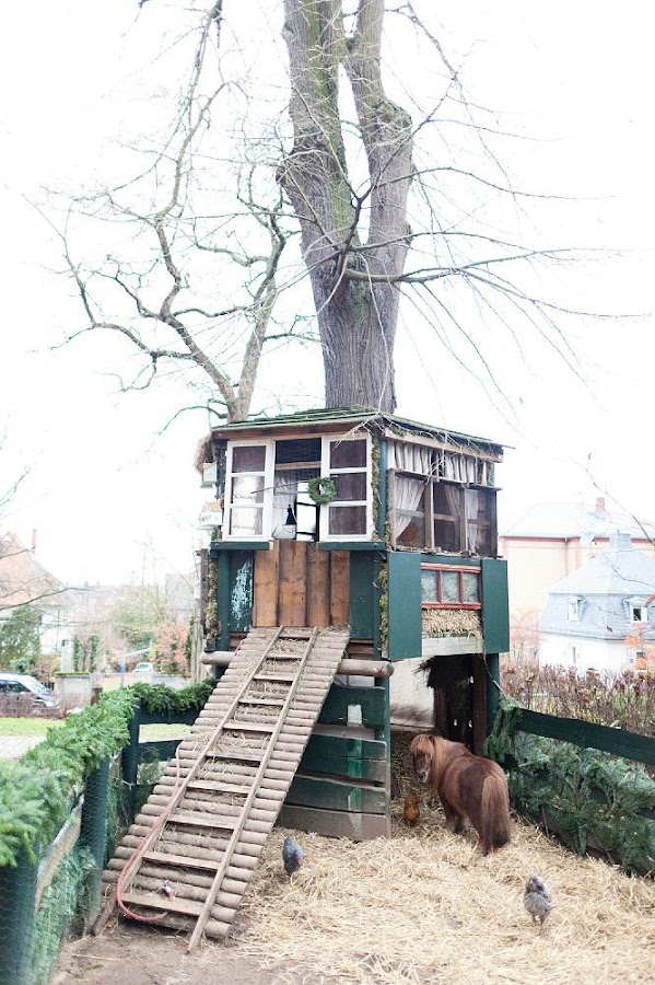 casas en árbol hechas a mano