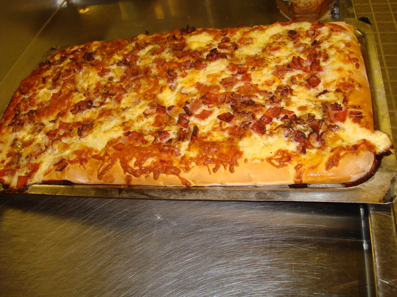 Ham and Cheese Pizza