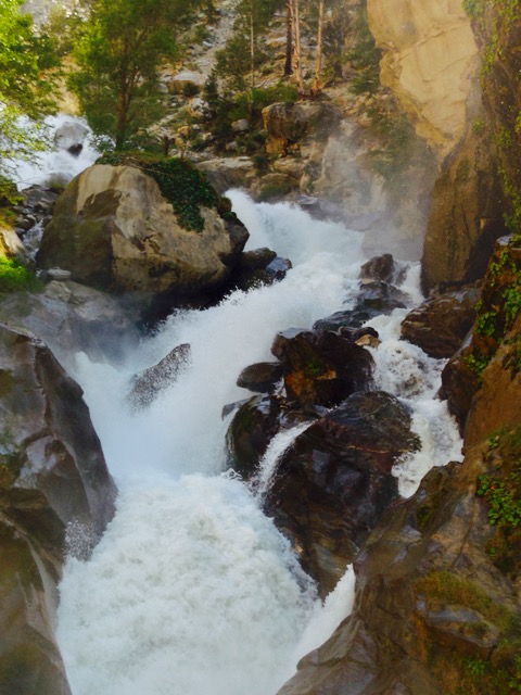Gushing stream enrouteÂ