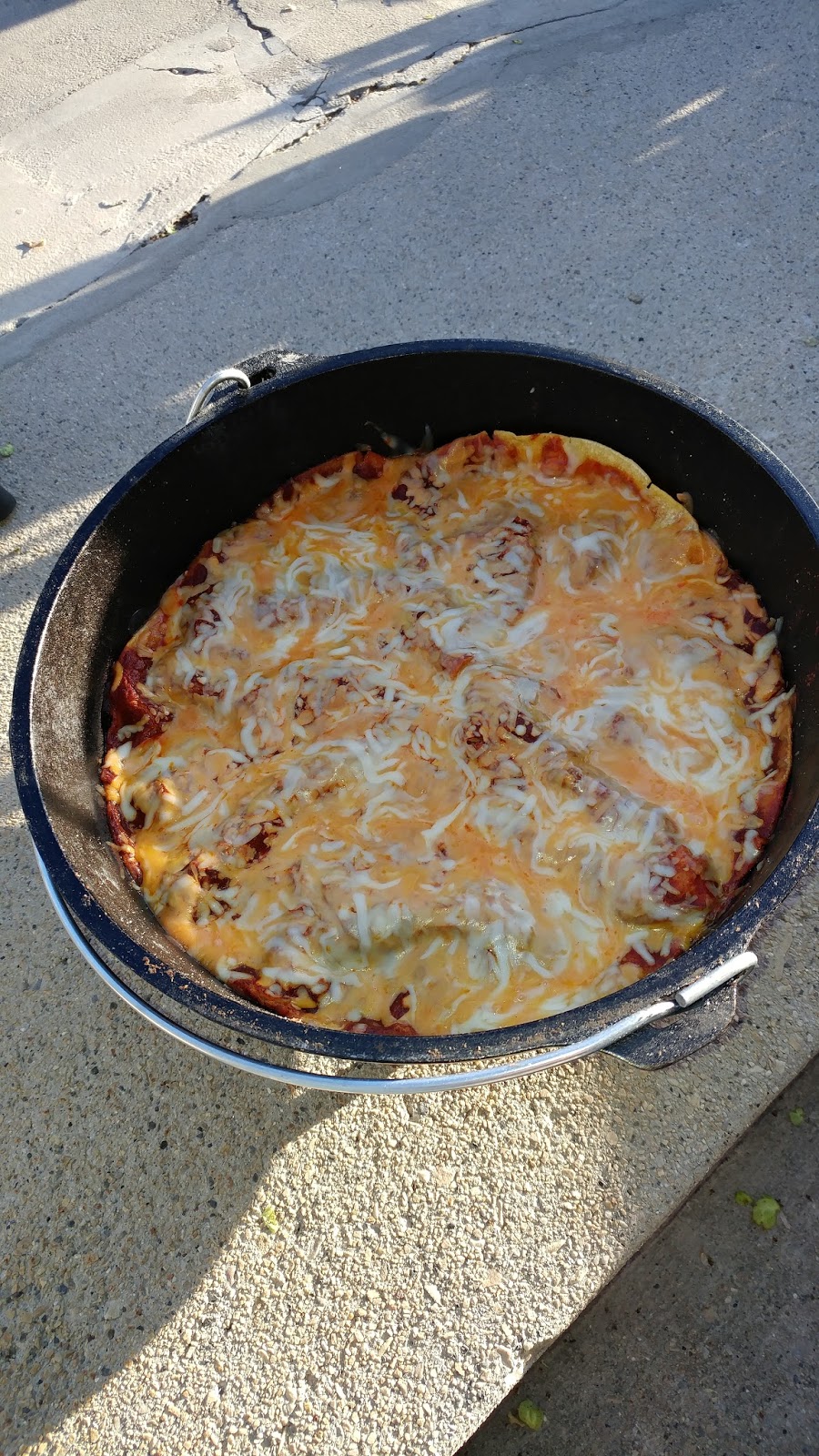 BYU Dutch Oven and Camp Cooking Mexican Lasagna