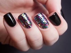 glitter nails nail disco ball designs polish simple dark chalkboard sparkle unhas sparkles manicure prom para fingernails butt glittery unas