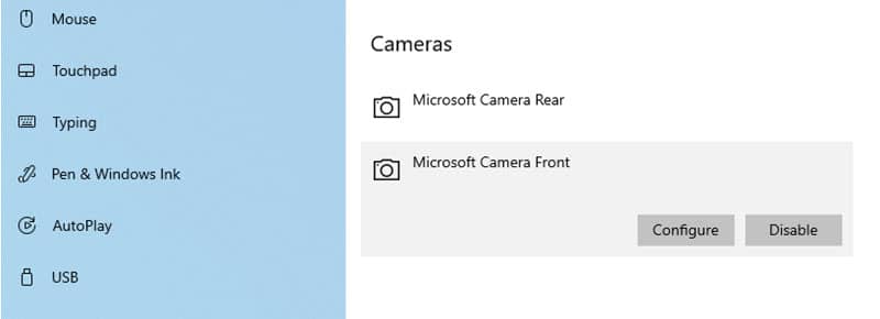 How to enable or disable a camera in Windows 10