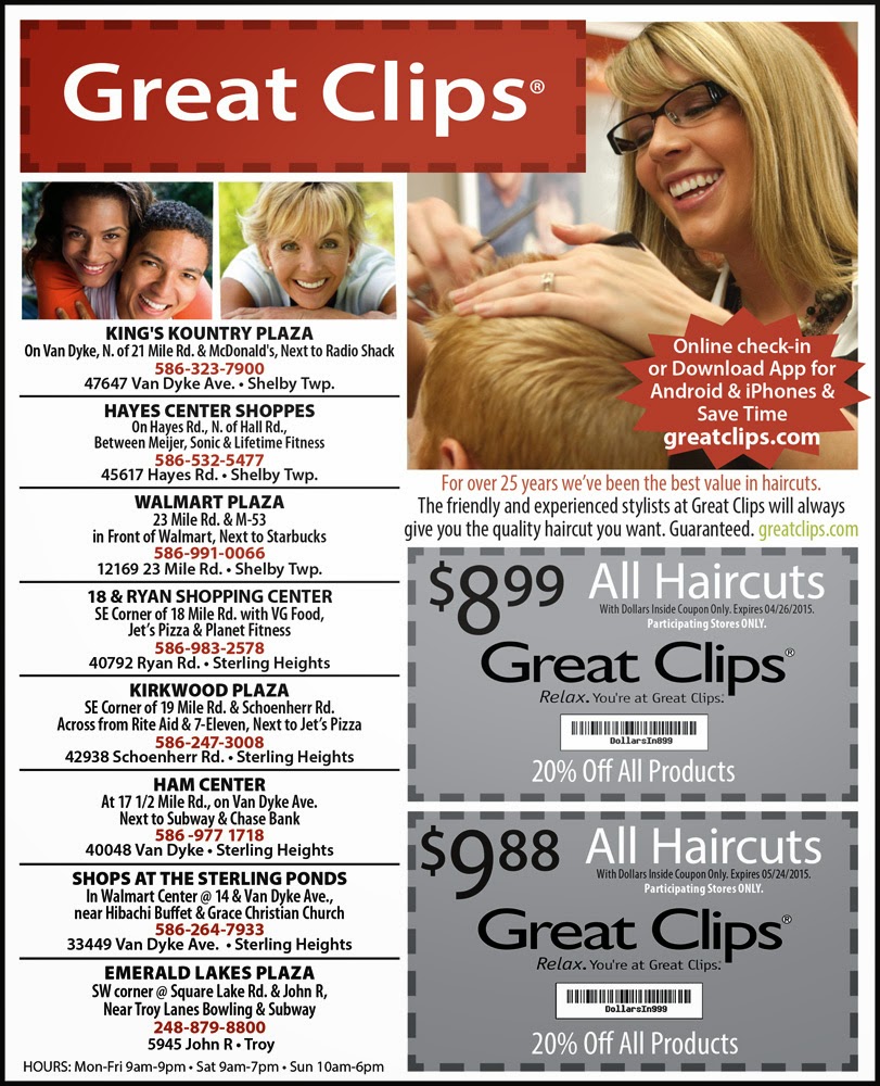 great clips coupons 2018 canada : eating out deals in glasgow city