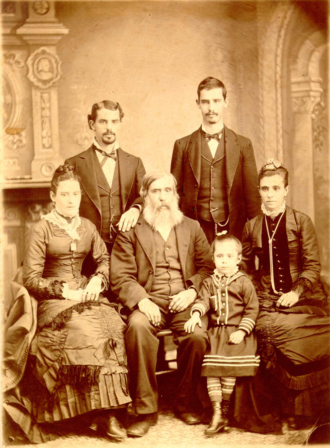 Sandusky History Dr. F.R. Lange and Family
